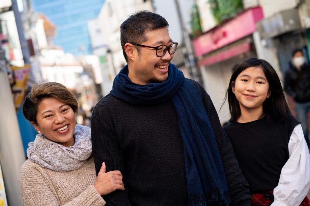 Chinese bride parents